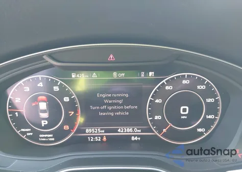 2017 Audi A4 2.0T Premium z USA, uszkodzony, nr VIN WAUENAF41HN013830